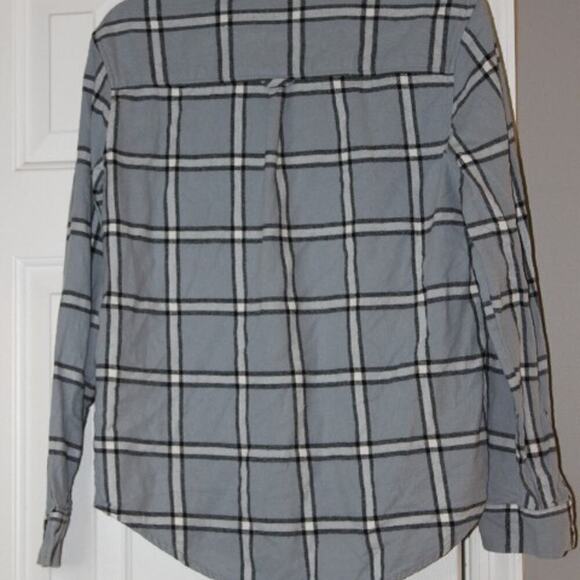 2 PacSun PS/LA Boyfriend Flannel Plaid Long Sleeve XS/S Button Down Shirt Top - Picture 4 of 7